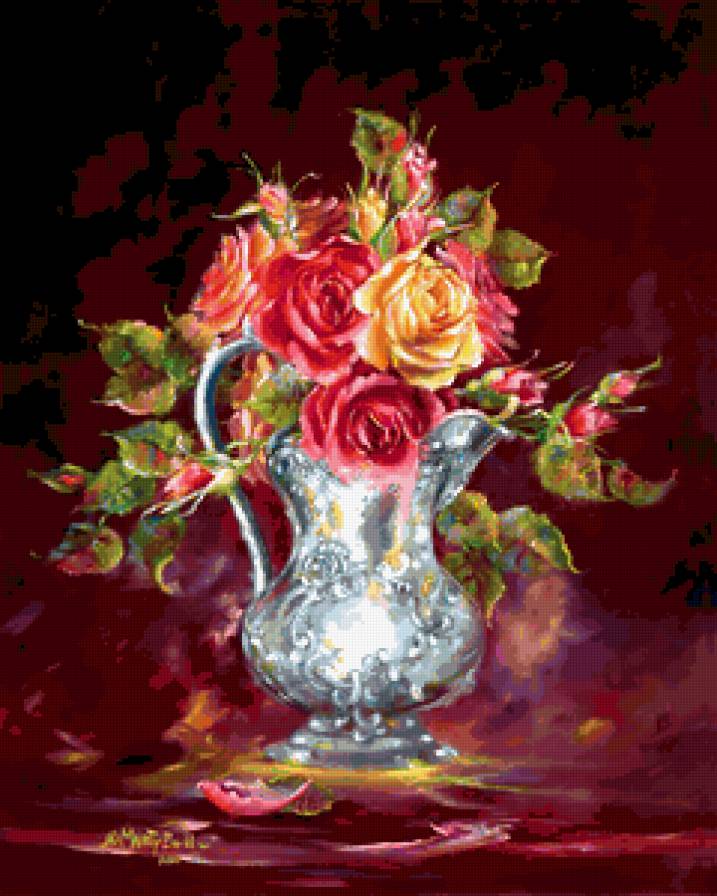 Серия "Букет" - букет, розы, цветы - предпросмотр