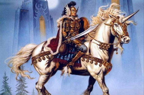 ПРИНЦ НА БЕЛОМ КОНЕ - конь, лошадь, сказка, единорог, рыцарь - оригинал