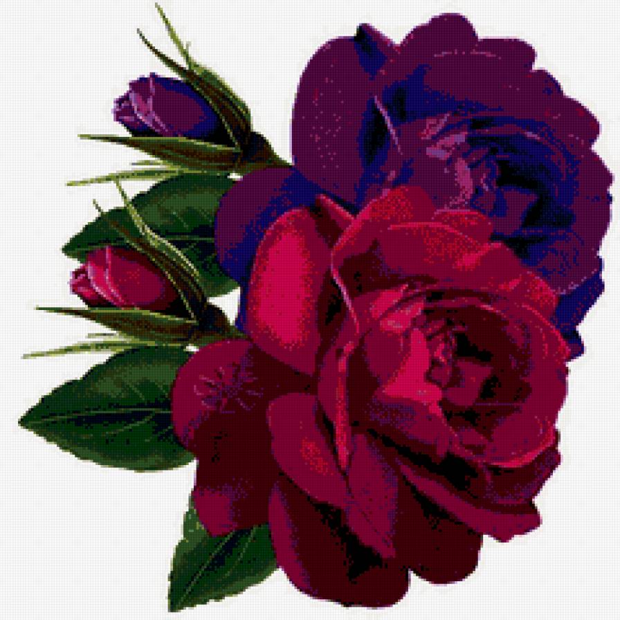 Подушка "Розы" - цветы, розы, подушка - предпросмотр