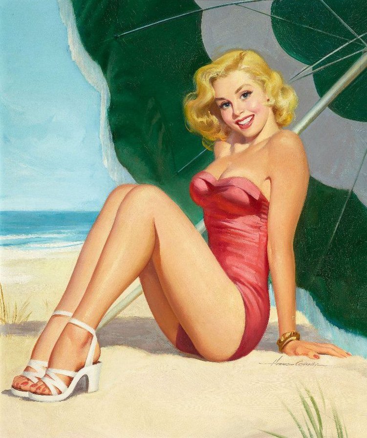 Красавица на пляже - люди, девушка - оригинал