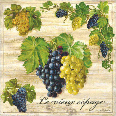 Подушка "Виноград" - виноград, листья, узоры - оригинал