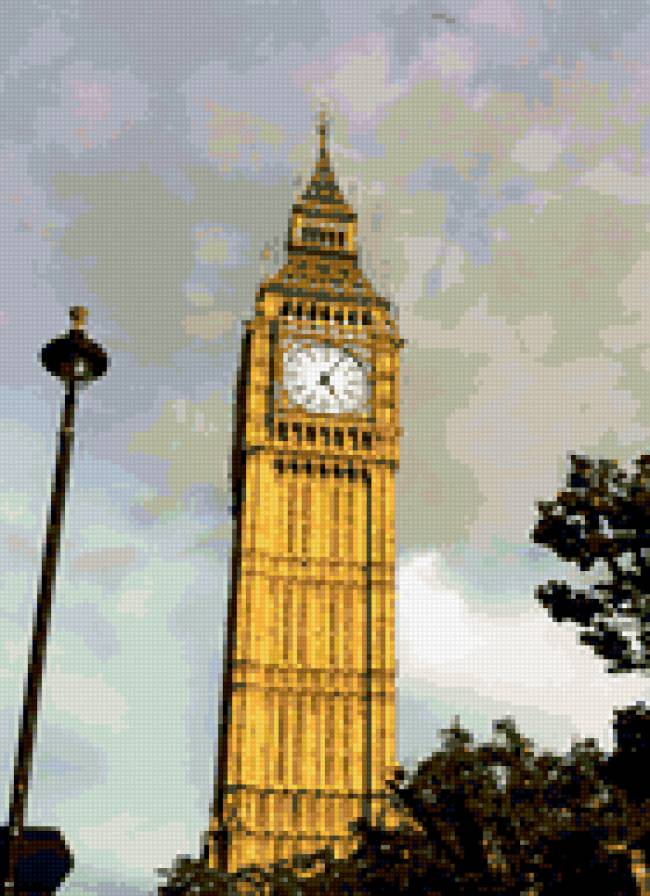 Биг Бен - биг бен, часы, англия, башня, города мира - предпросмотр