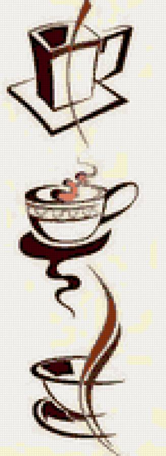 Триптих кофе ч.1 - триптих, кофе, кухня, чашки - предпросмотр