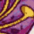Предпросмотр схемы вышивки «Подушка "Сиреневая лилия"» (№257333)