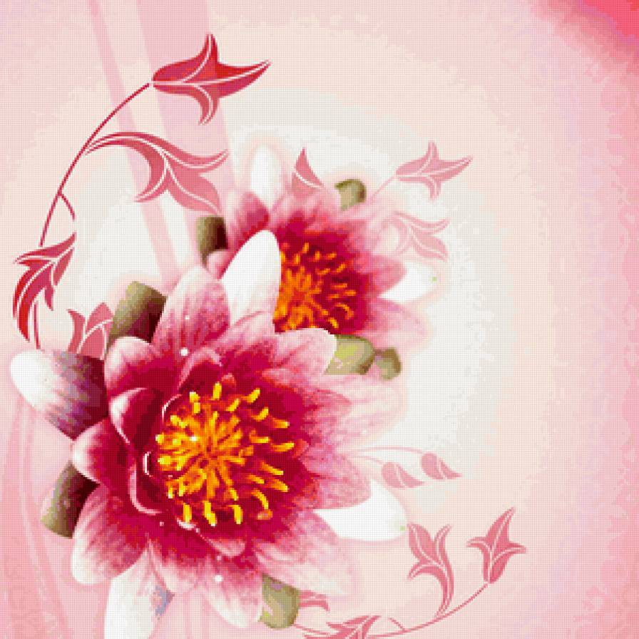Подушка "Нежные цветы" - розы, цветы - предпросмотр