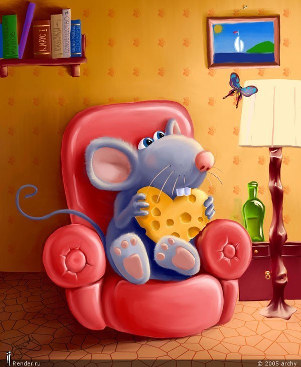 Серия "Детское" - мышки, животные, сказка - оригинал