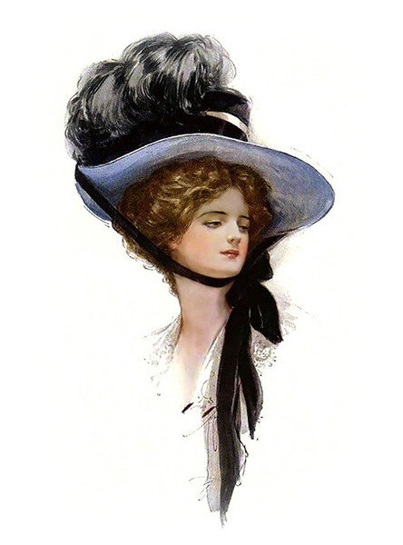 БАРХАТНЫЙ ВЕЧЕР - мисс элегантность, дама в шляпе, женский образ, женщины мира - оригинал