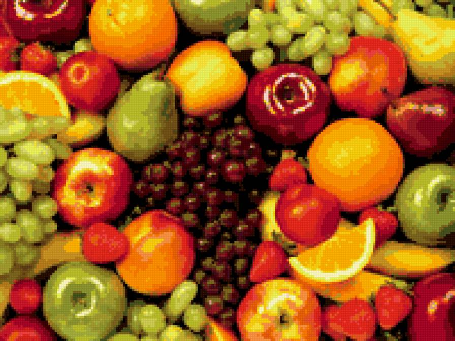Изобилие витаминов - натюрморт, фрукты - предпросмотр
