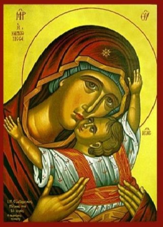 Икона Божьей матери Кардиотисса (Сердечная) - религия, иконы, божья матерь - оригинал