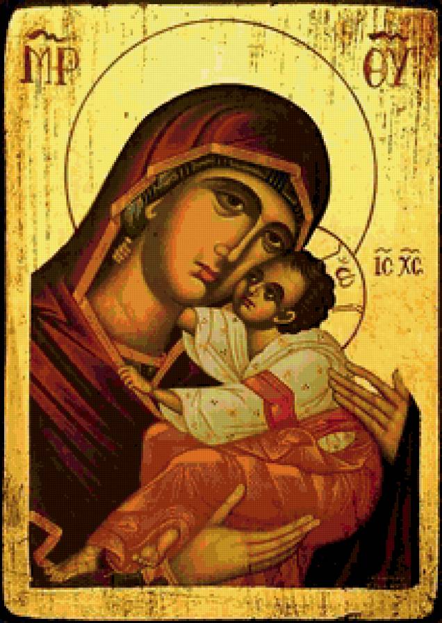Икона Божьей матери Толгская - религия, иконы, божья матерь - предпросмотр
