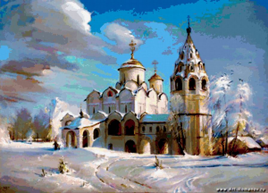 храм - церковь, вера, зима, храм - предпросмотр