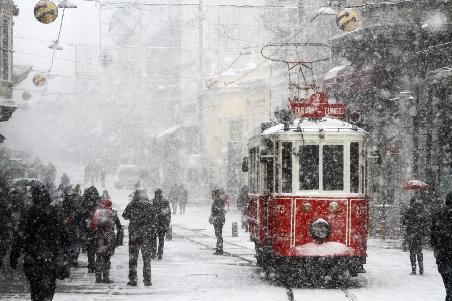 Зима в Стамбуле, Турция. - оригинал