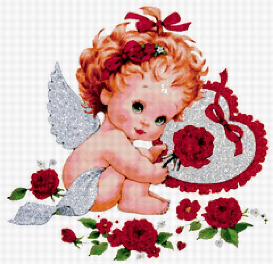 ВАЛЕНТИНКА - святой валентин, праздник, день влюбленных, ангел - предпросмотр