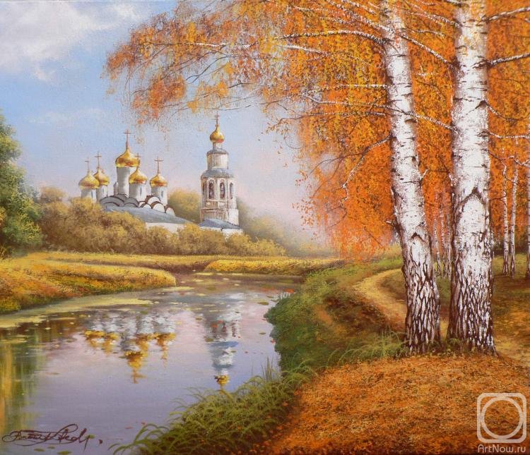 Церковь - церковь, пейзаж, осень - оригинал