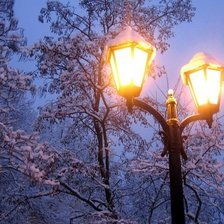 Зимний фонарь