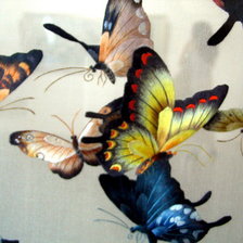 Оригинал схемы вышивки «Бабочки» (№263340)