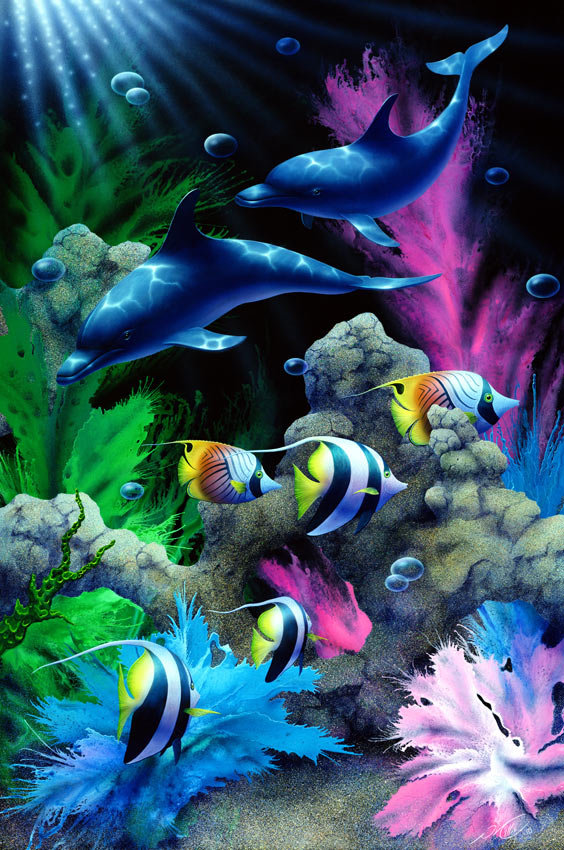 Подводное царство - море, рыба, дельфины - оригинал