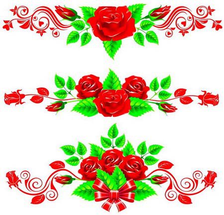орнамент из роз 3 - цветы - оригинал