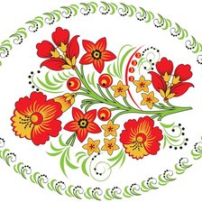 Оригинал схемы вышивки «цветочный узор» (№264441)