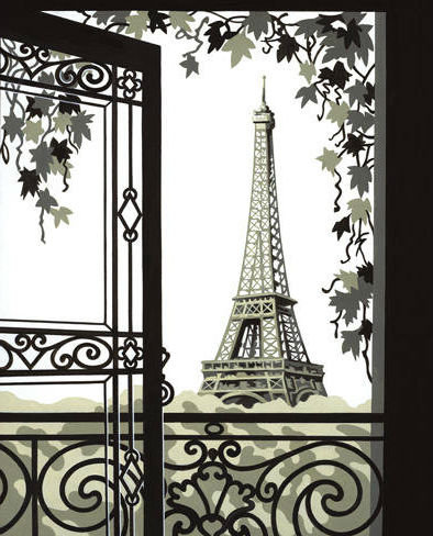Париж - эйфелевая башня, париж - оригинал