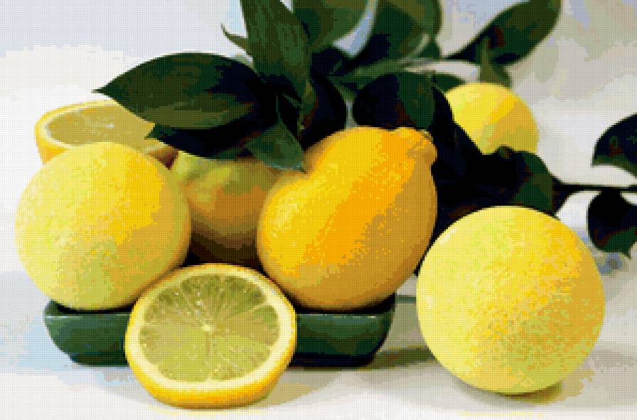 Лимоны - пейзаж, фрукты - предпросмотр