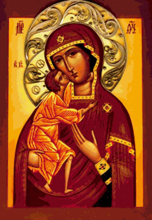 Икона Божьей матери Феодоровская - религия, божья матерь, иконы - предпросмотр