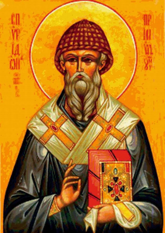 Святой Спиридон Тримифутский - религия, святой, иконы - предпросмотр