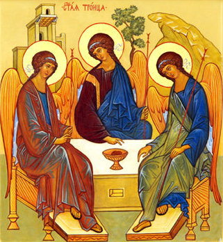 Пресвятая Троица - иконы, пресвятая троица, религия - оригинал