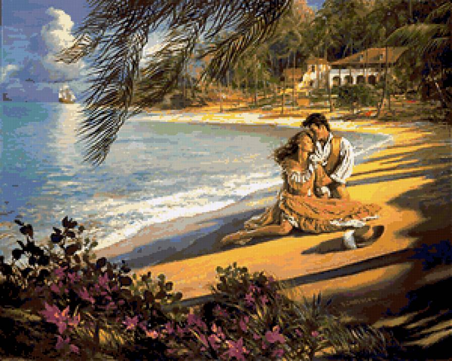 любовь - люди, пляж, любовь - предпросмотр