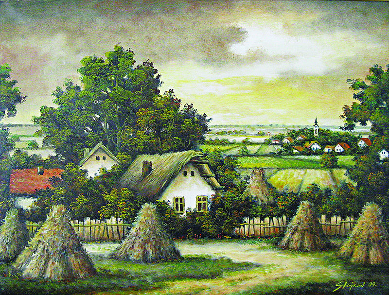 Село - живопис - оригинал