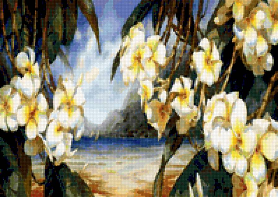 Цветы Даррила Тротта - живопись, цветы - предпросмотр