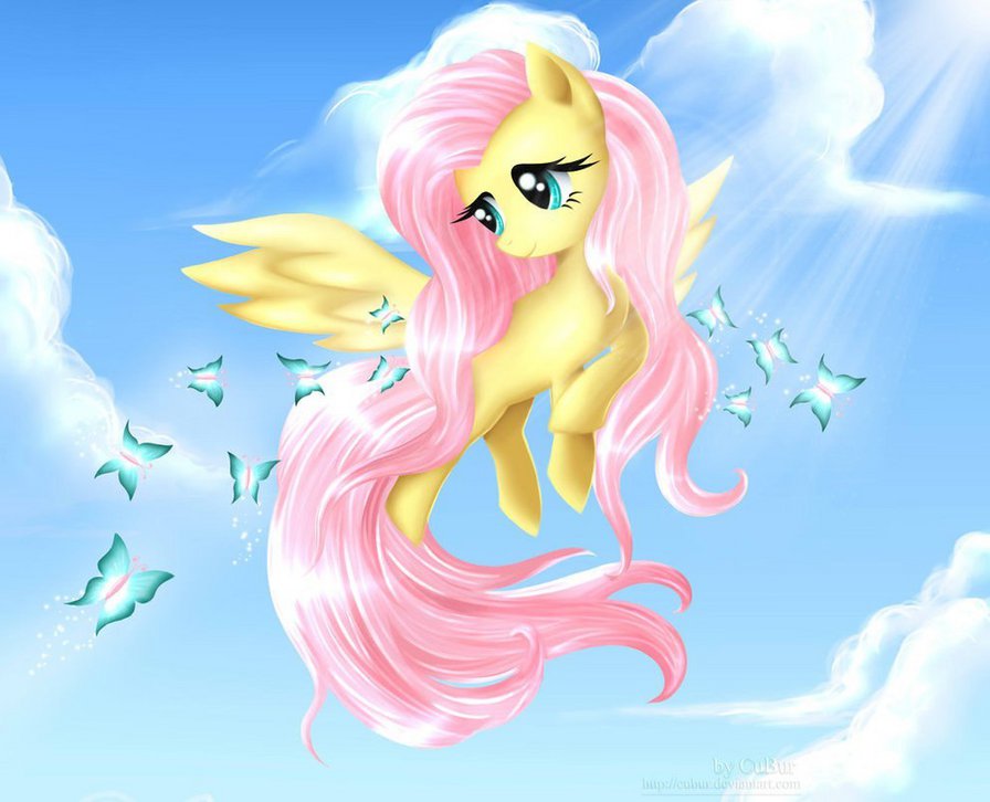 Fluttershy - my liitle pony, пони - оригинал
