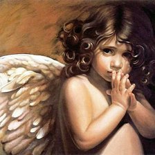 Схема вышивки «маленький ангел»