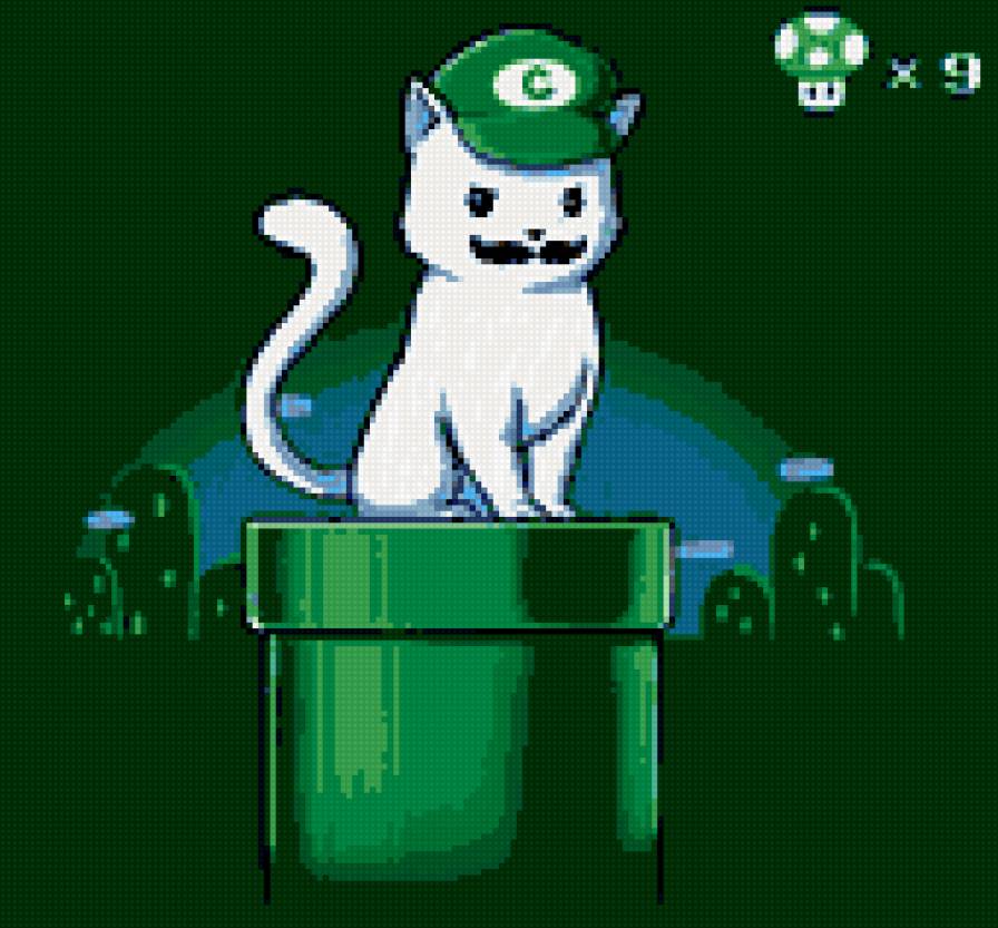 Марио котик - марио, животные, игры - предпросмотр
