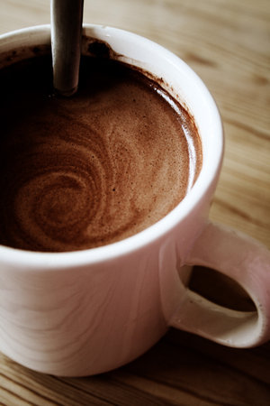 шоколад - утро, напиток, чашка, шоколад - оригинал