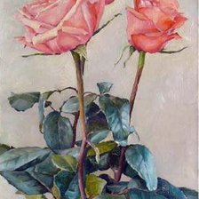 Оригинал схемы вышивки «розовые розы» (№266784)