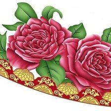 Оригинал схемы вышивки «прекрасная роза» (№266992)