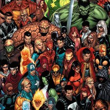 Схема вышивки «Marvel Heroes»