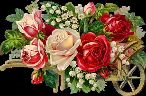 букет - розы, ландыши, цветы, букет - оригинал