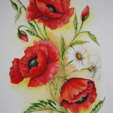 Оригинал схемы вышивки «цветы» (№268863)