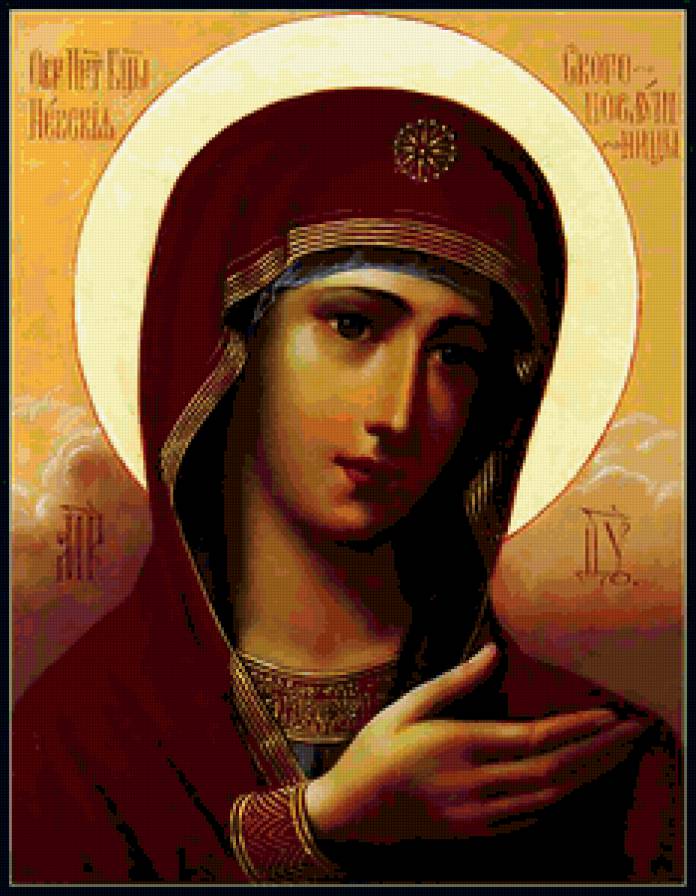 Икона Божьей матери Невская - божья матерь, религия, иконы - предпросмотр