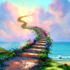 Схема вышивки «Лестница в небеса»