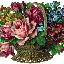 Схема вышивки «букет цветов»