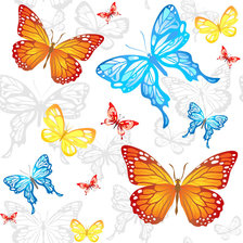 Оригинал схемы вышивки «подушка"бабочка"» (№270033)