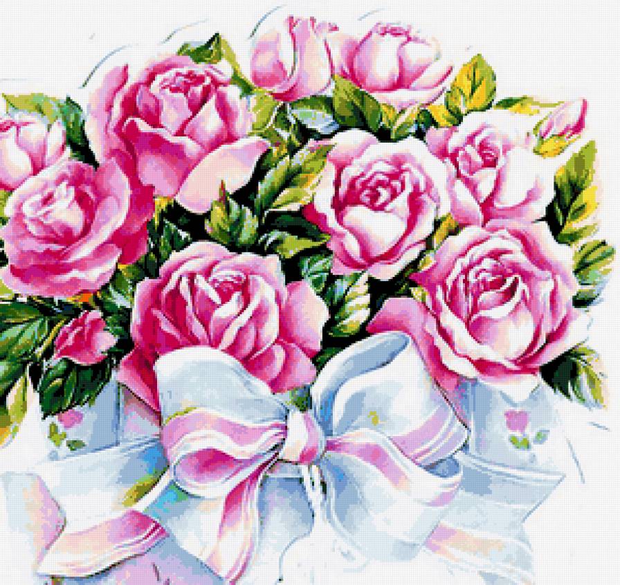 розы - роза, букет, розочки, душистые розы, красота, цветы, розы - предпросмотр