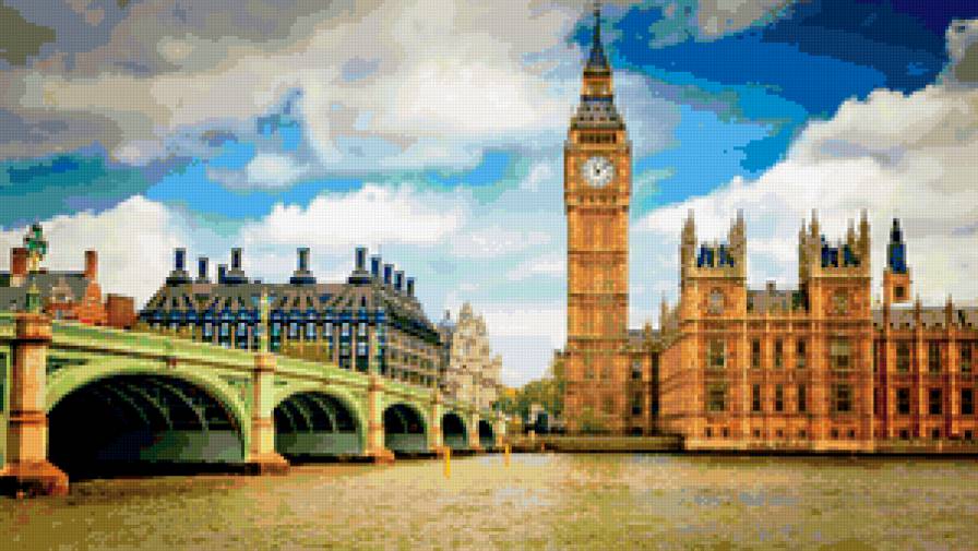 Лондон - биг бен, англия, лондон - предпросмотр