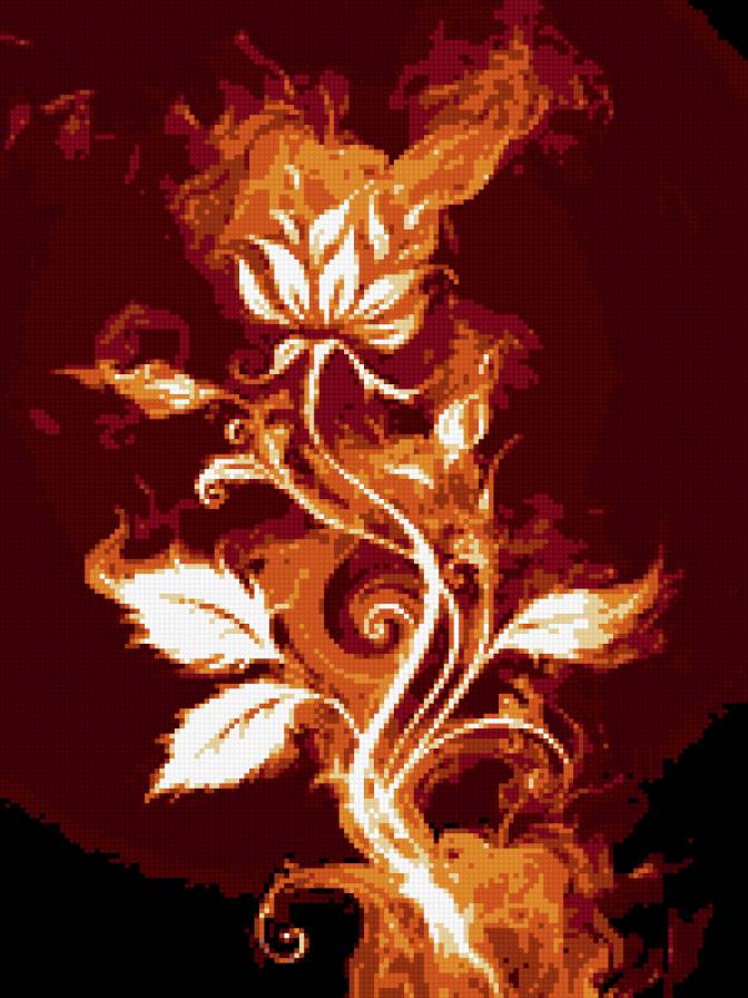 цветок пламени - пламя, цветок - предпросмотр