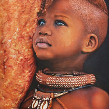 Схема вышивки «Маленький африканец»