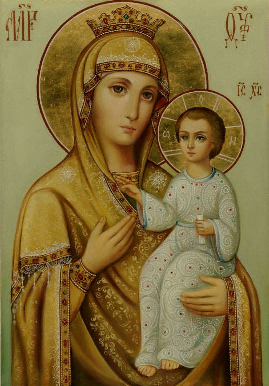 Икона Божьей матери Избавительница - божья матерь, иконы, религия - оригинал