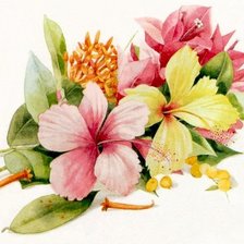 Оригинал схемы вышивки «букет цветов» (№279096)